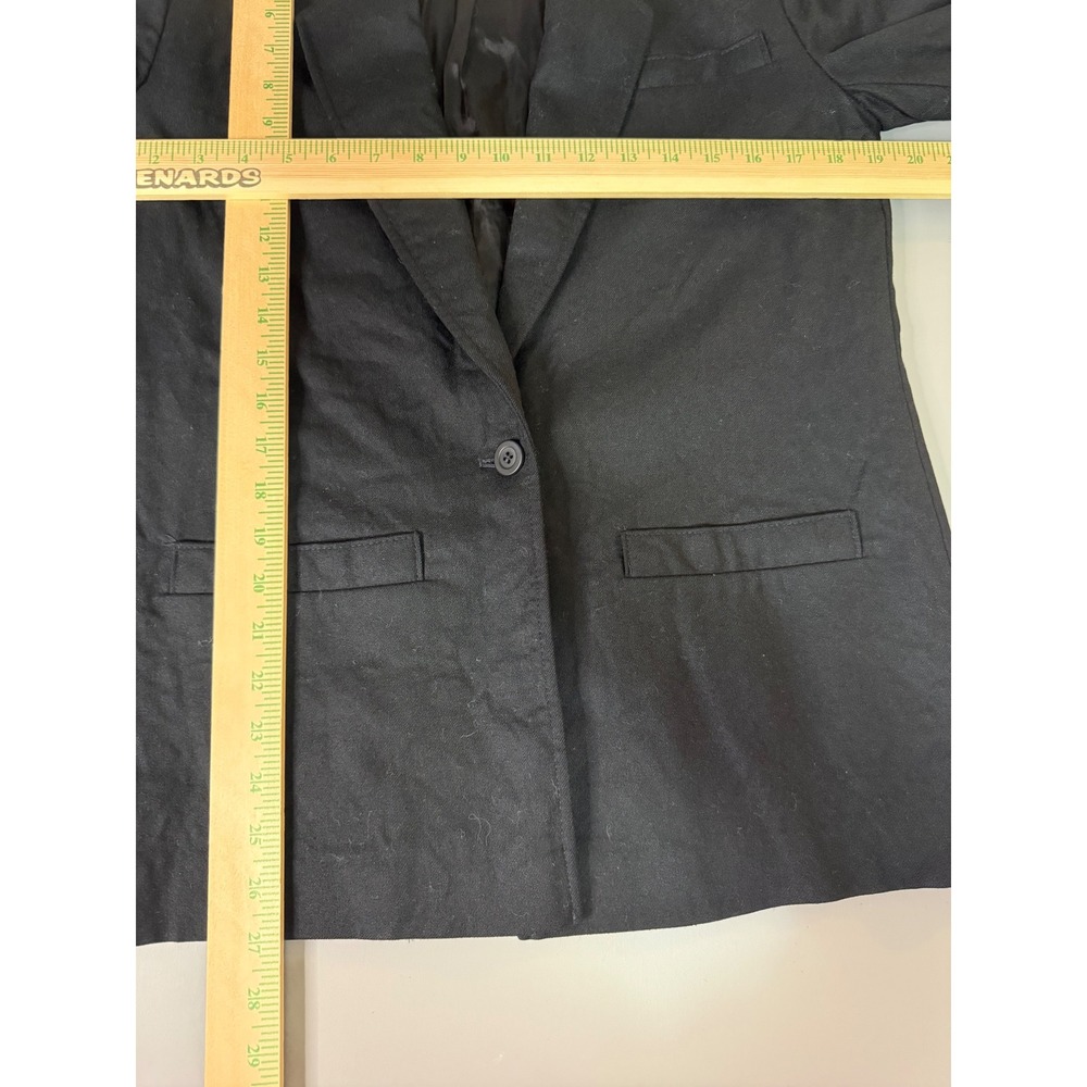 Pendleton Vintage Wool Blazer Black Single Button Made in USA Virgin Wool Jacket - Picture 3 of 4